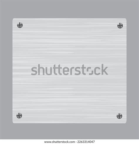 Brushed Metal Texture Vector Illustration Stock Vector (Royalty Free ...