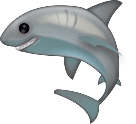 Shark Emoji [Free Download IOS Emojis] | Emoji Island