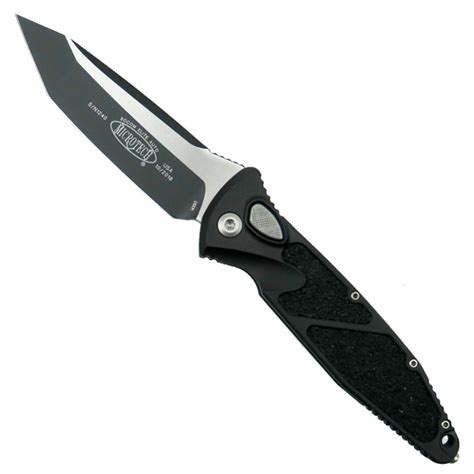 Microtech Socom Elite Tanto Auto Knife, Black Blade