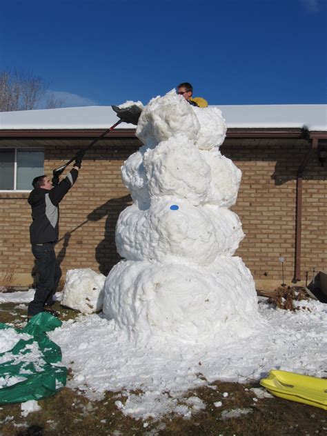 Building a Giant Snowman