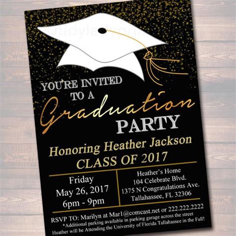 Best 25+ High school graduation invitations ideas on Pinterest | High ...