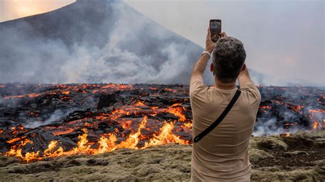 Vulkan Litli Hrútur spuckt Lava: Vorsicht im Island-Urlaub