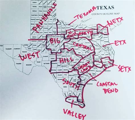 new map - Texas Hill Country