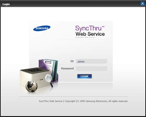 How do I set up outbound SMTP on a Samsung SyncThru Web Service