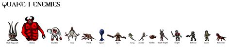 Quake 1 enemies by MechanicalFirefly on DeviantArt