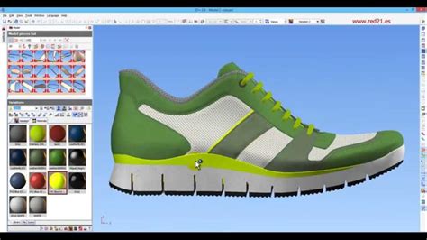 ICad3D+ Design - 3D Shoe Design software (casual/sport sample) - YouTube