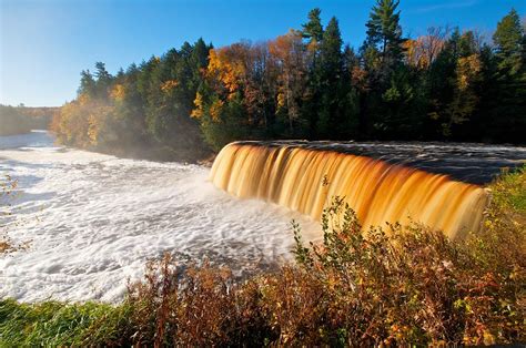 Autumn at the Upper Falls Photograph by Norm Hoekstra - Fine Art America