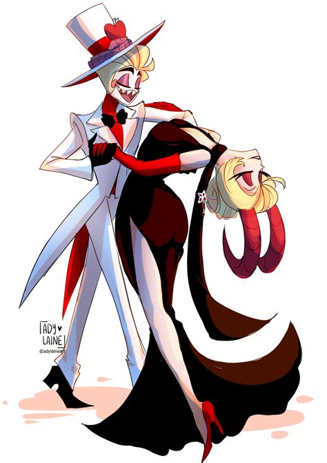 Lilith and Lucifer Morningstar 👑🐍 ️ Sway~(art by Ady Laine Art ) : r/HazbinHotel