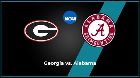 Georgia vs. Alabama Dunkel NCAA Football Picks, Predictions and Odds ...