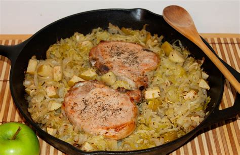 german pork chops and sauerkraut