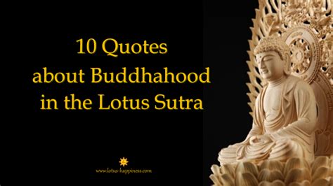 10 Quotes about Buddhahood in the Lotus Sutra - Lotus Happiness