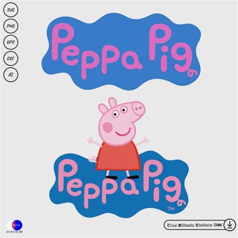 Peppa Pig Logo SVG PNG EPS DXF AI - Arts Vector