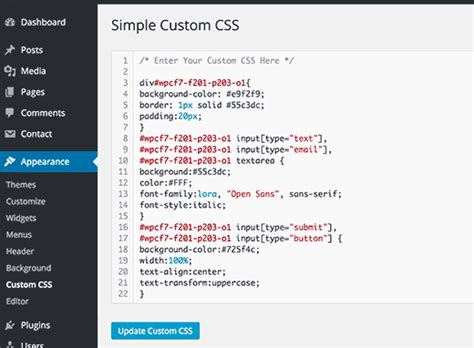 How To Customize WordPress Site By Adding Custom CSS - Weblizar