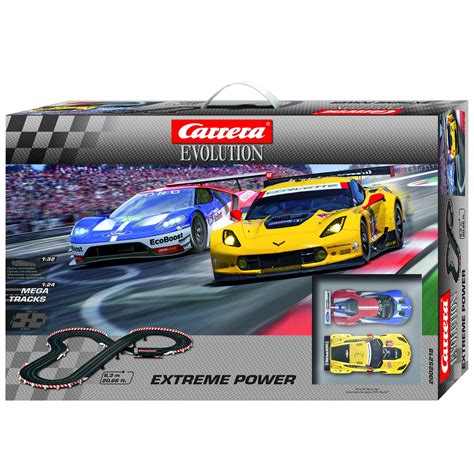 Carrera Evolution Extreme Power 1:32 Scale Slot Car Race Set - Walmart.com