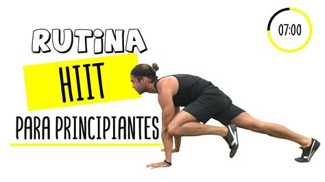 Sesión de entrenamiento HIIT para principiantes - YouTube