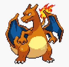 Charmander Charmeleon Charizard, Pixel Art Pokemon, Pokemon Theme ...