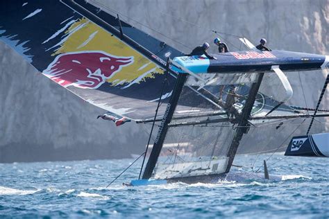 Red Bull Sailing Team almost capsized but made an impressive recovery ...