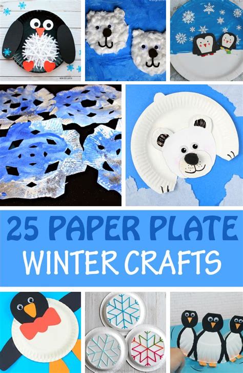 25 Easy Paper Plate Winter Crafts For Kids To Make | Winter animal crafts, Winter crafts ...