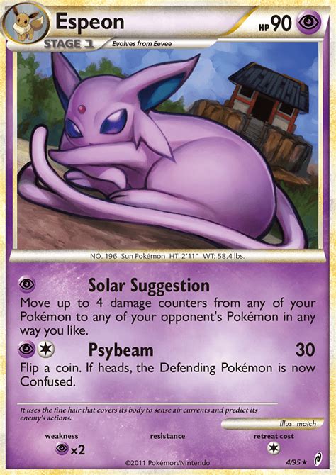 Espeon 4/95 Call of Legends Holo Rare Pokemon Card NEAR MINT TCG