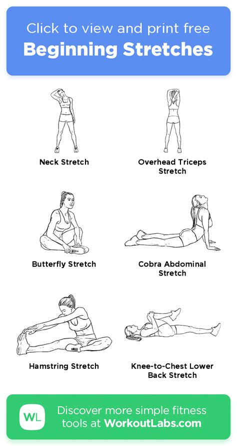 Printable Stretching Exercises