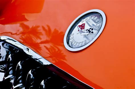 Chevrolet Corvette Hood Emblem Photograph by Jill Reger - Fine Art America