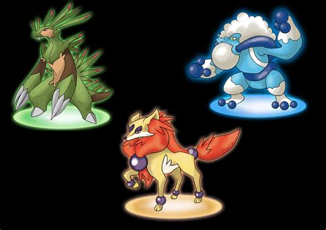 Pokemon x y: starters possible evolutions by ecoabismo on DeviantArt