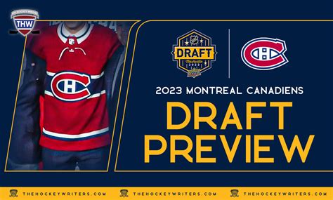 Montreal Canadiens 2023 Draft Coverage - The Hockey Writers - - NHL ...