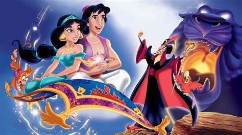 Download Iago (Aladdin) Jafar Princess Jasmine Aladdin Movie Aladdin (1992) HD Wallpaper