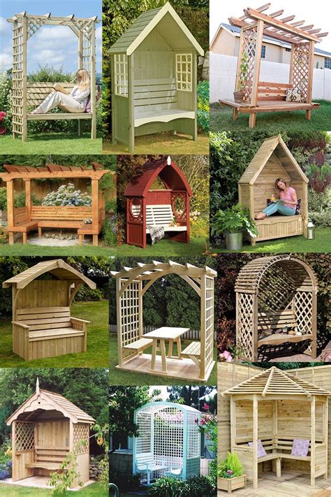 45 Garden Arbor Bench Design Ideas & DIY Kits You Can Build Over Weekend