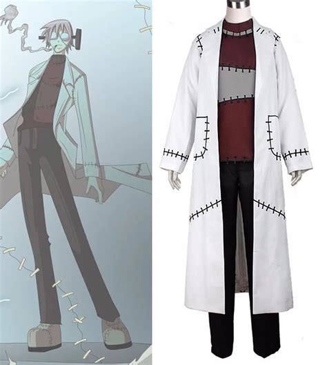 Anime Soul Eater Franken Stein Doctor Cosplay Costume-in Anime Costumes from Novelty & Special ...