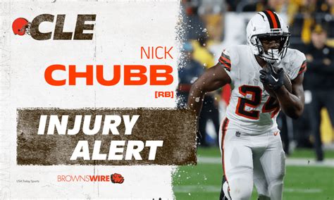 Browns RB Nick Chubb carted off vs. Steelers with…