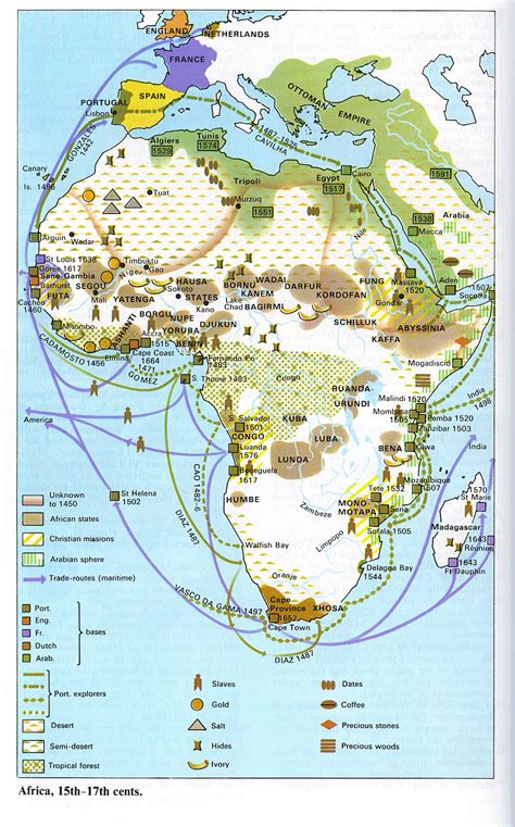 Mapa De Africa Siglo Xvi