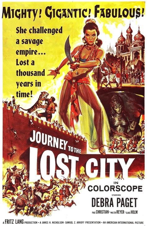 Journey to the Lost City 1960 Science Fiction Movie Poster | Etsy ...