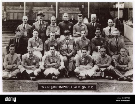 West Bromwich Albion FC football team 1936 Stock Photo - Alamy