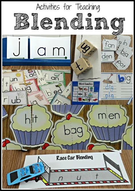 Blending Letters For Kindergarten Teaching Students To Blend Words ...