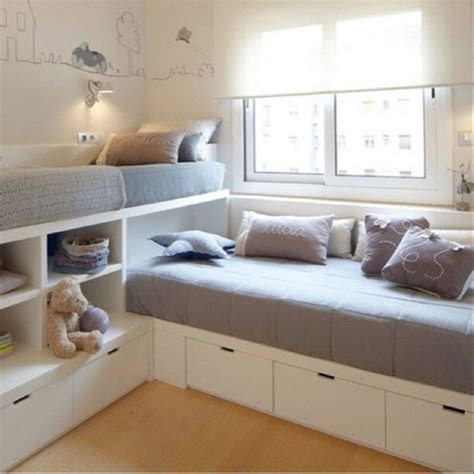 Image result for corner twin beds | Small kids room, Storage kids room, Childrens bedrooms