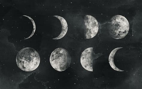 Moon Phases Wallpapers on WallpaperDog