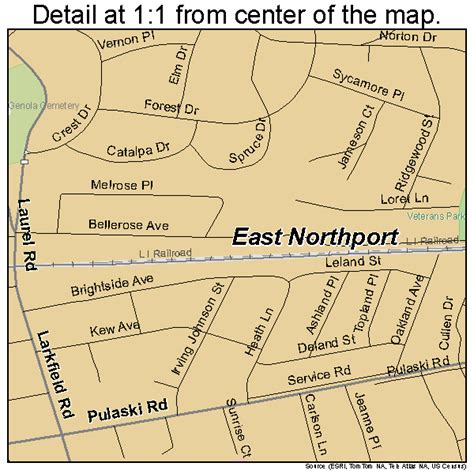 East Northport New York Street Map 3622612