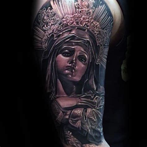 9 Religious & Spiritual Virgin Mary Tattoos