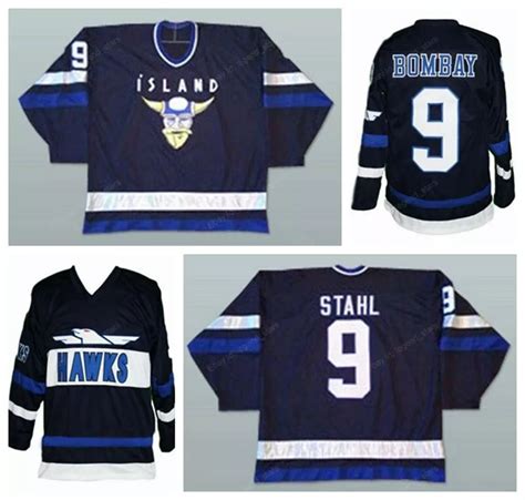 Gunnar Stahl 9 Iceland Hockey Jersey Costume Mighty Ducks 2 Movie D2 ...