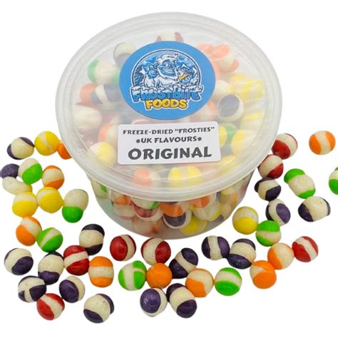 *DYE-FREE* UK FLAVORS - "Frosties" Freeze-Dried Candy – Frostbite Foods