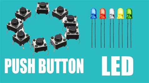 Push button with LED Arduino Tutorial | Led