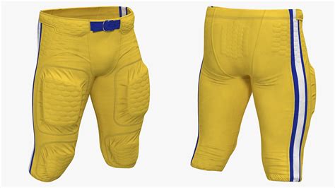 American football player pants model - TurboSquid 1493291