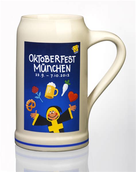 Official 2012 Oktoberfest Munich Beer Mug - GermanSteins.com