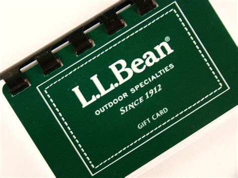 L.L. Bean Gift Card Notebook - Etsy