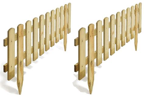 Buy GBS Large 1.2m Wood Wooden Picket Border Outdoor Garden Fence ...