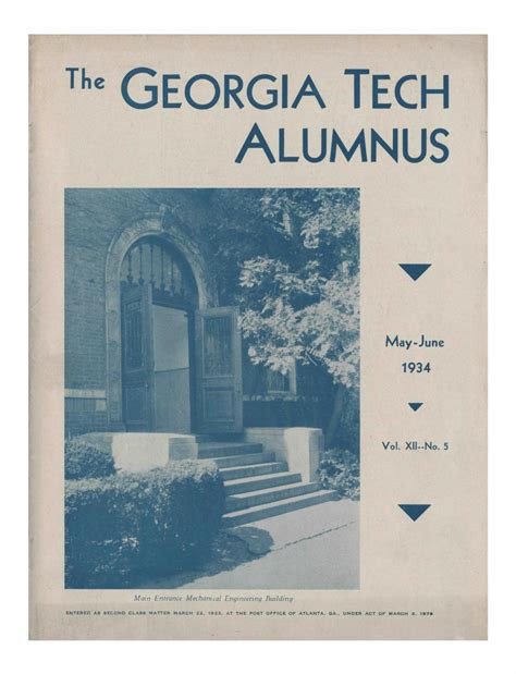 Georgia Tech Alumni Magazine Vol. 12, No. 03 1934 by Georgia Tech ...