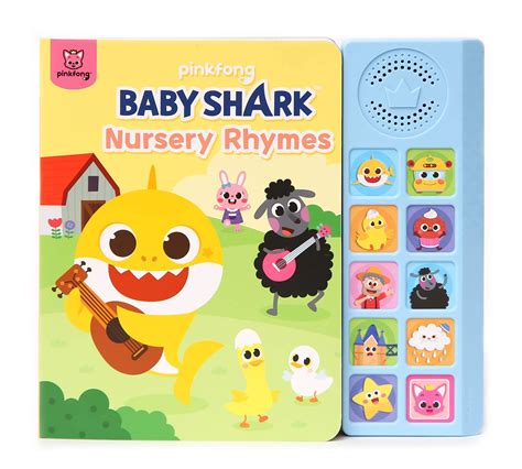 Buy Baby Shark Nursery Rhymes 10 Button Sound Book| Learning ...