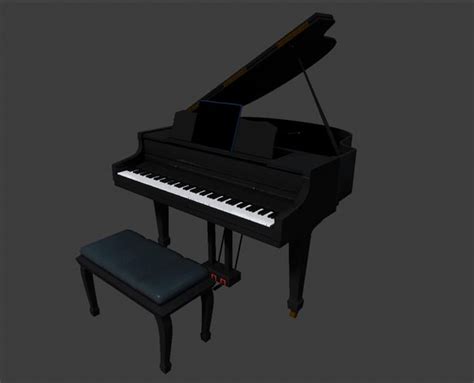 3d model piano