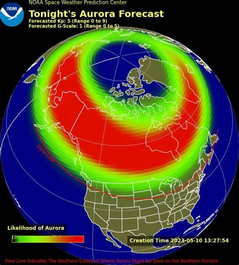 Another solar storm may bring northern lights to US Wednesday, Thursday ...